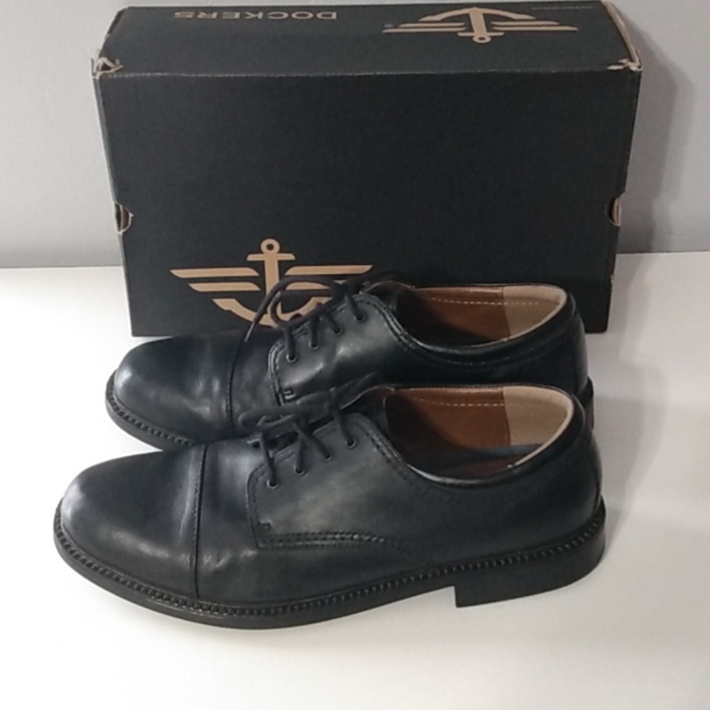 Dockers Gordon Men’s‎ Black Leather Oxford Dress Shoes Size 13M
